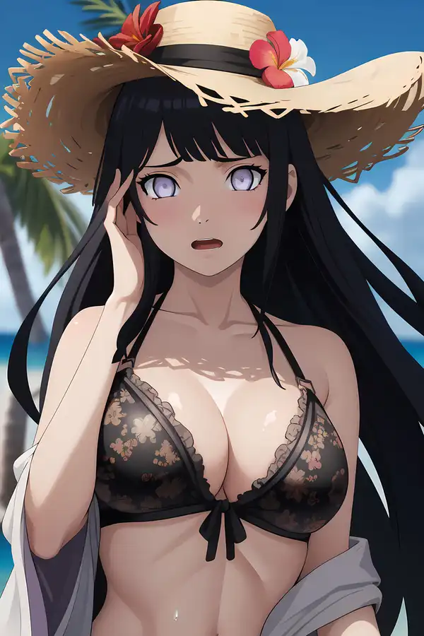 ảnh anime girl sexy đội mũ vành rộng