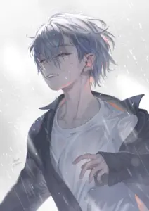 99+ ảnh anime nam buồn khóc cute dưới mưa cảm xúc nhất