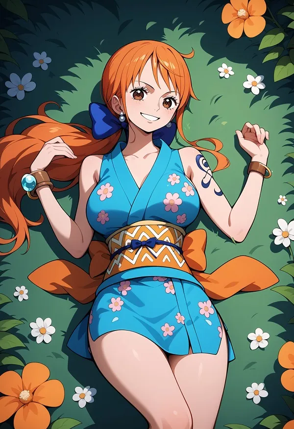 ảnh anime ngầu One Piece nằm