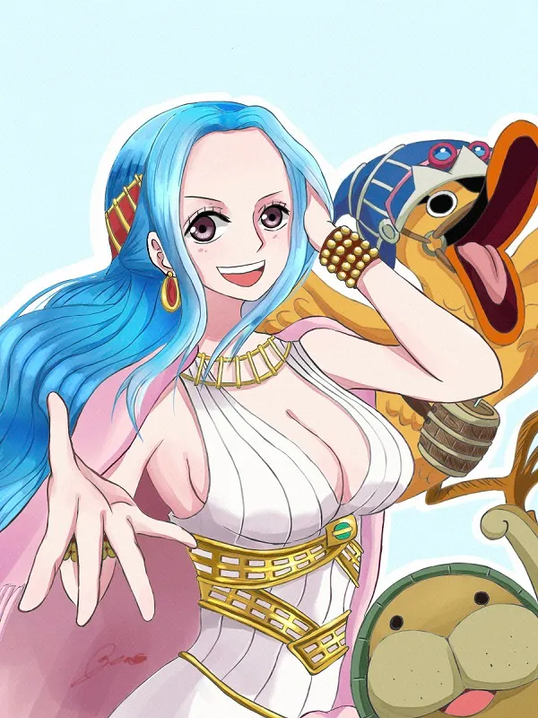 ảnh anime ngầu One Piece tóc xanh