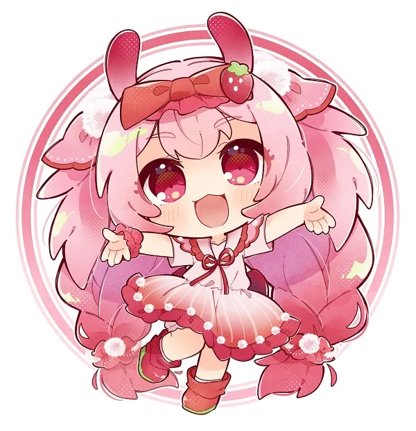 ảnh anime nữ chibi tai thỏ