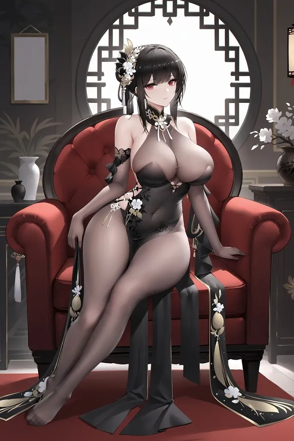 ảnh anime sexy ngồi ghế sopha