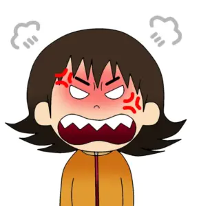 ảnh anime tức giận cute