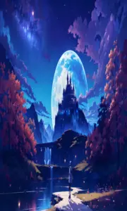 Tổng hợp 101+ bức tranh phong cảnh ảnh bầu trời đêm đẹp anime