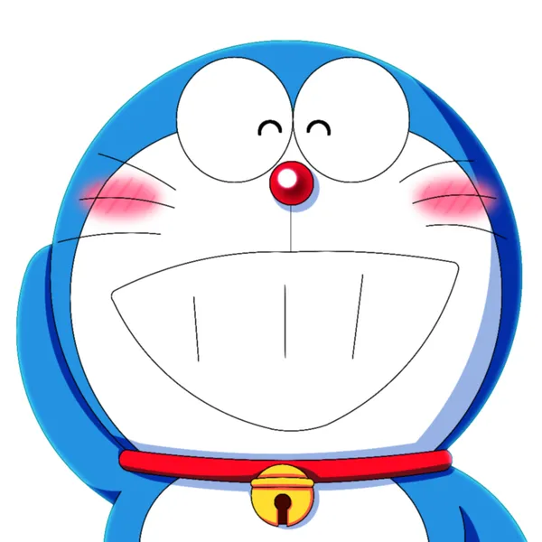 ảnh doraemon anime cute cười tươi 