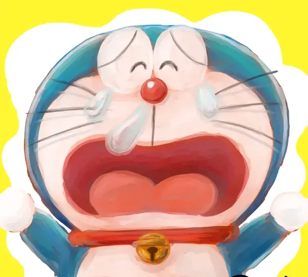 ảnh doraemon anime cute đang khóc 