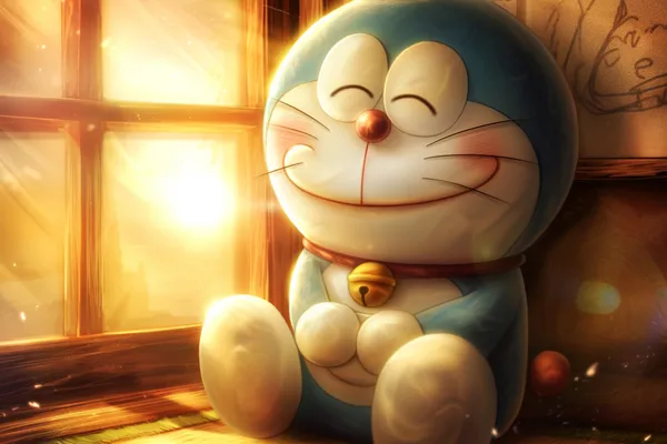 ảnh doraemon anime cute khuôn mặt vui vẻ 