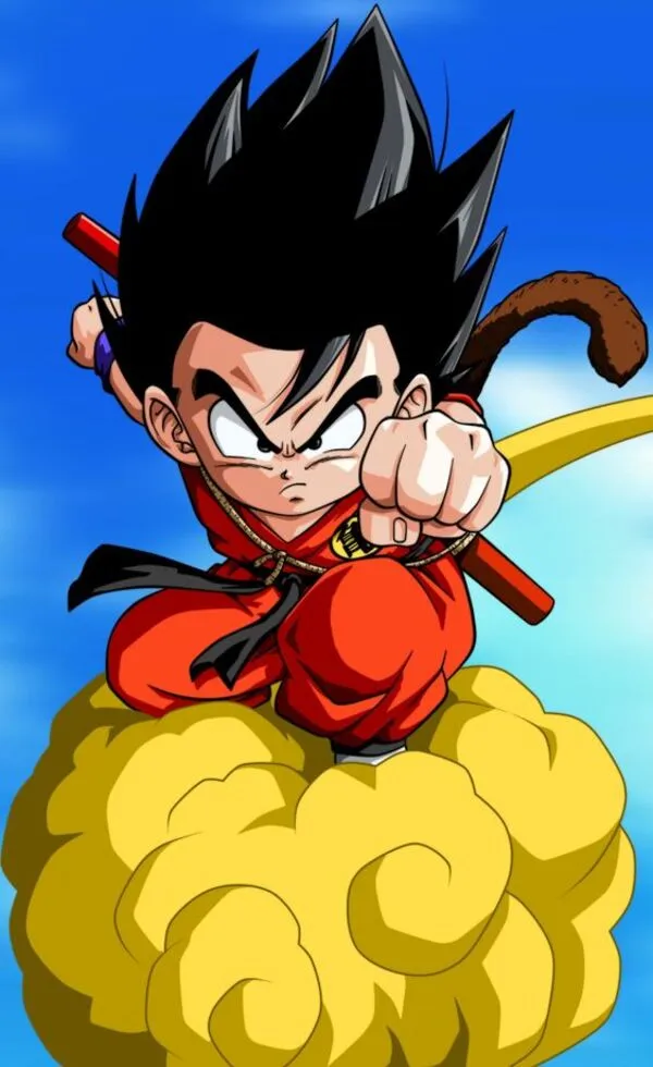 Son Goku cưỡi mây