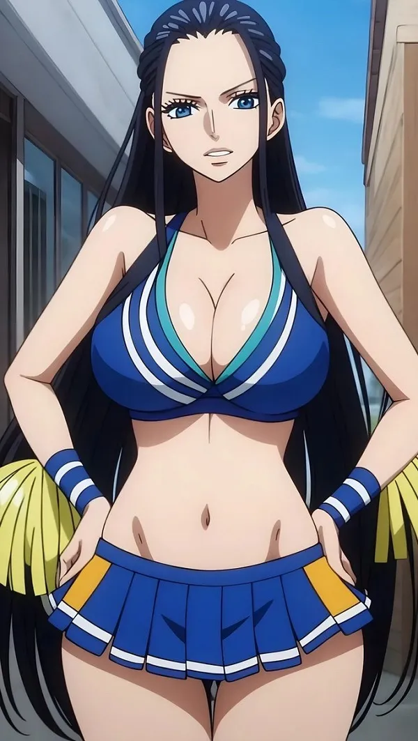 ảnh nico robin đẹp nhất mặc đồ cổ vũ