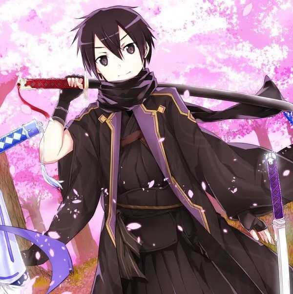 anime kirito cute mộng mơ 