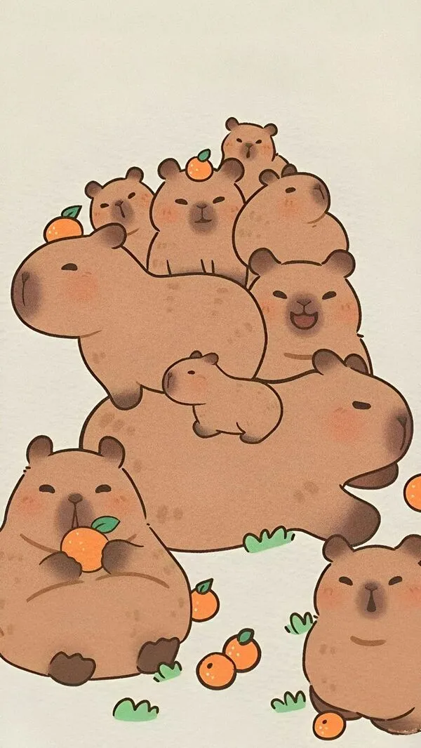 capybara anime đáng yêu nhất