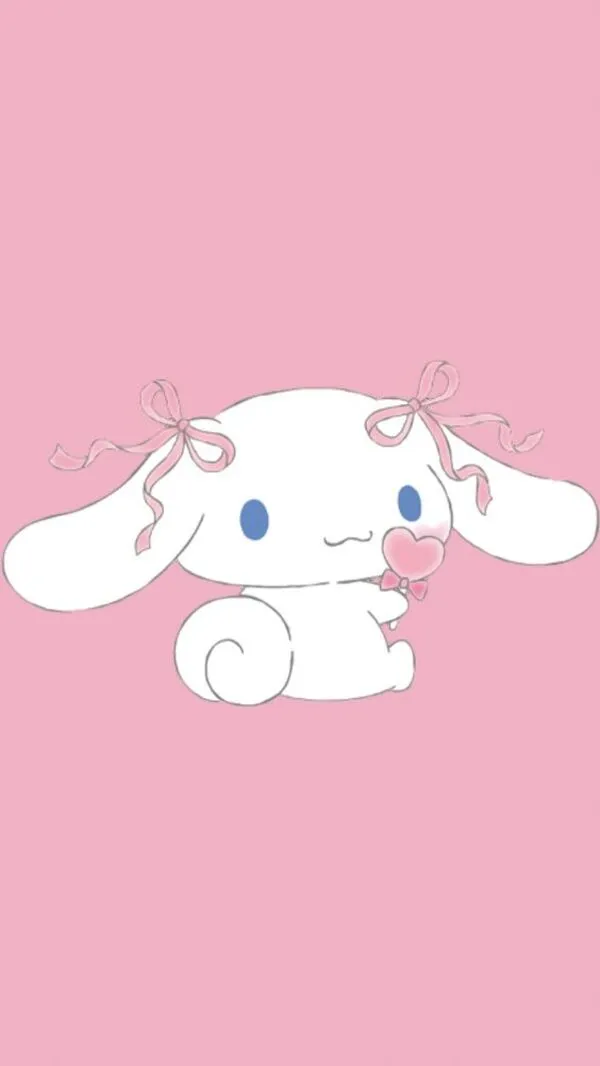 cinnamoroll anime cute nền hồng