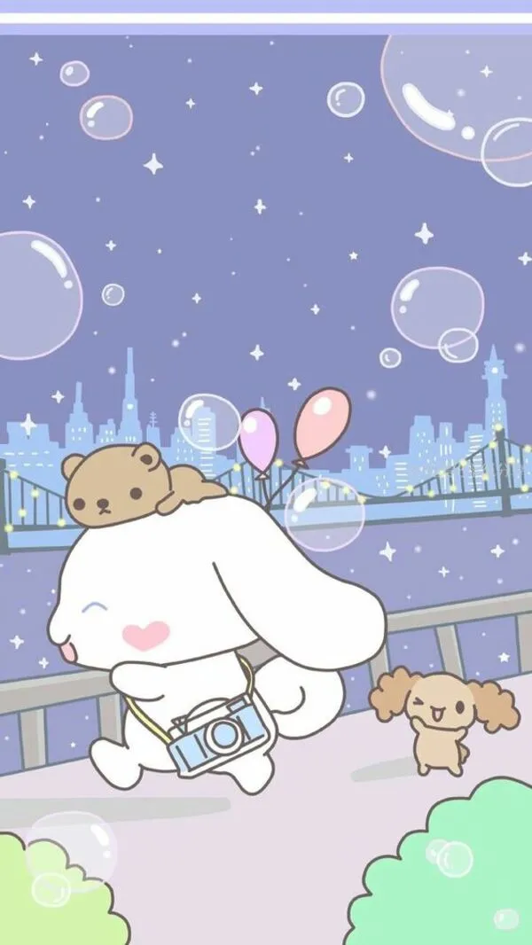 cinnamoroll anime hình nền đáng yêu 