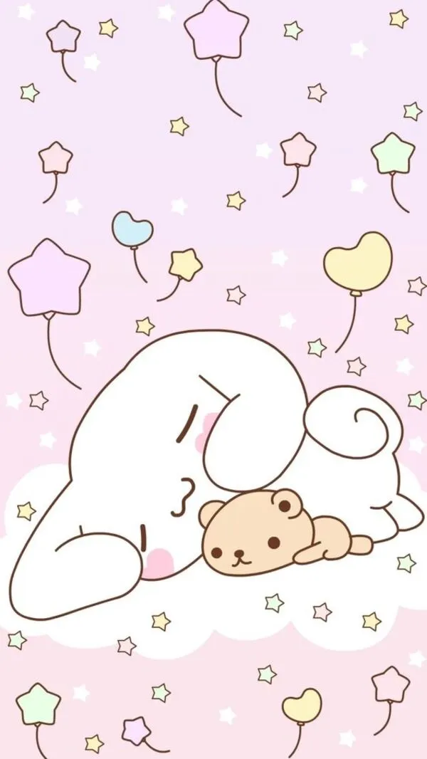 cinnamoroll anime cute và chú gấu 