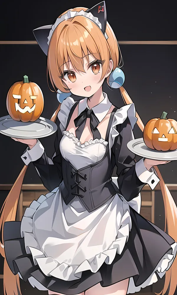 Halloween anime hầu gái