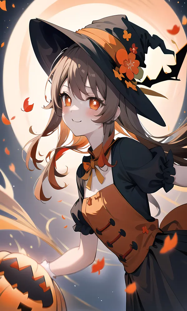 halloween anime mắt cam