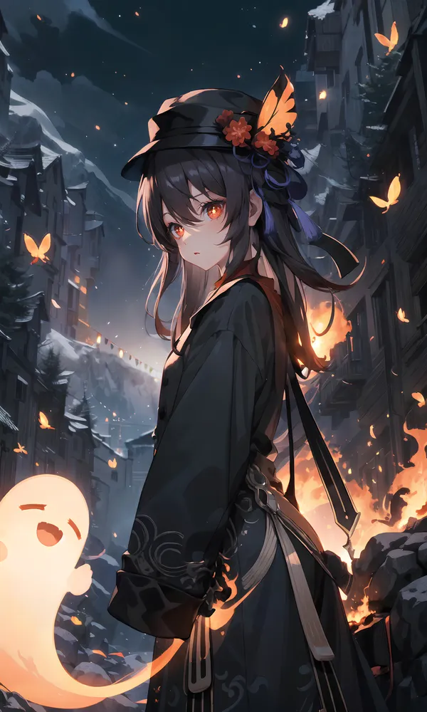 halloween anime mắt đỏ