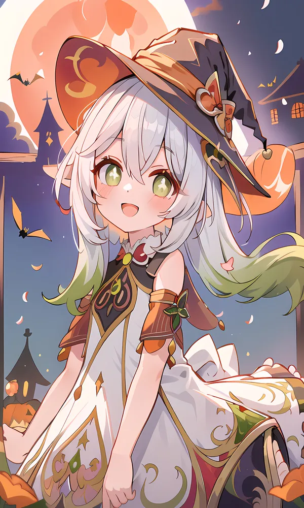 halloween anime mắt xanh