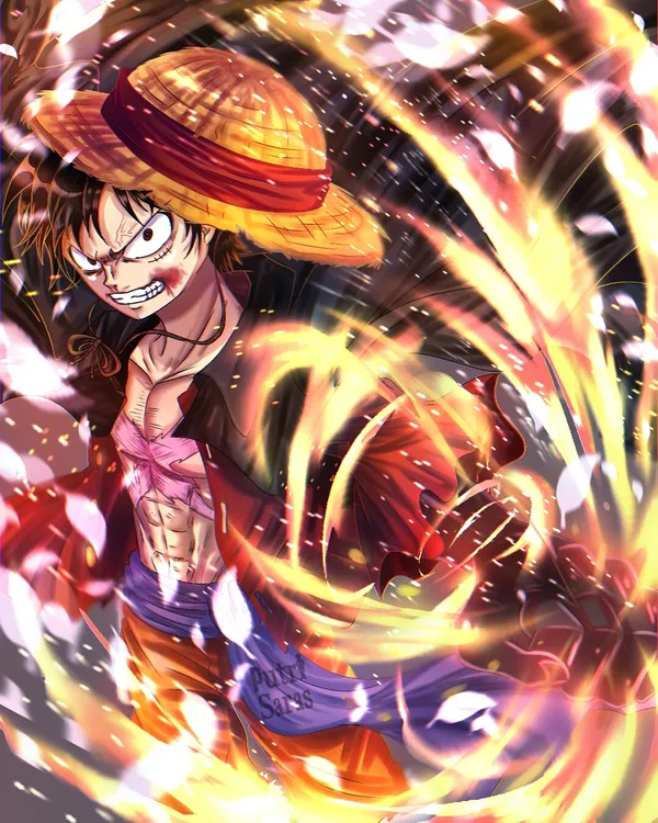 luffy one piece anime đẹp nhất