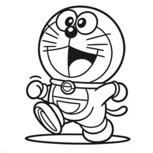tranh tô màu doremon