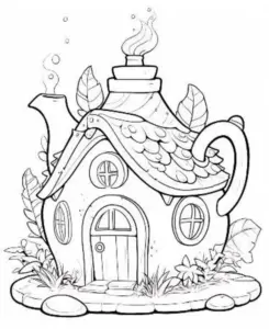 Tổng hợp 80+ tranh tô màu ngôi nhà đa dạng nhiều chi tiết