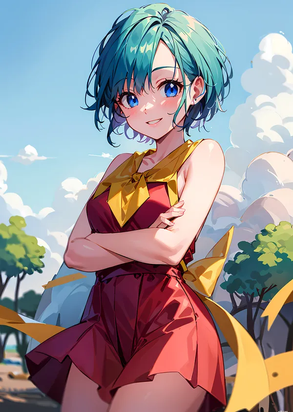 ảnh Bulma 7 viên ngọc rồng cute