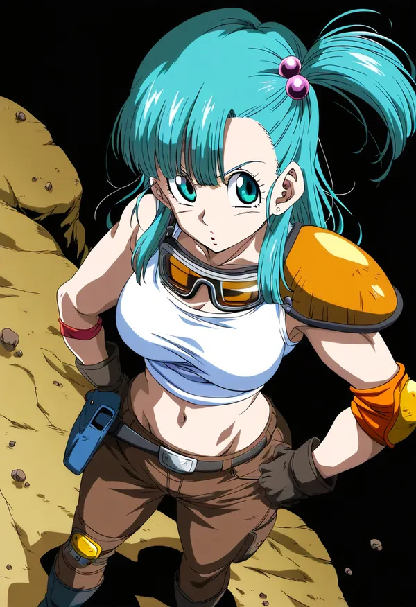 ảnh Bulma 7 viên ngọc rồng ngầu