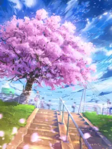 100+ hình ảnh hoa anh đào anime đẹp lãng mạn nhất