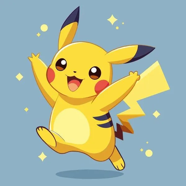 ảnh pikachu vui tươi