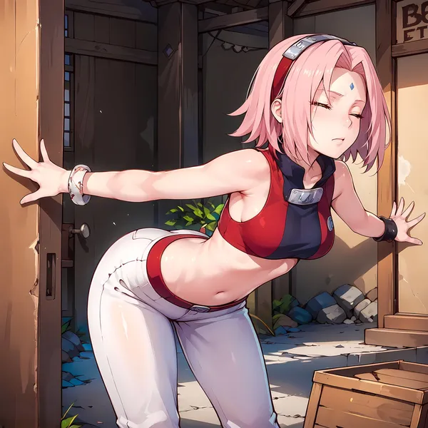 Sakura Haruno cong mông