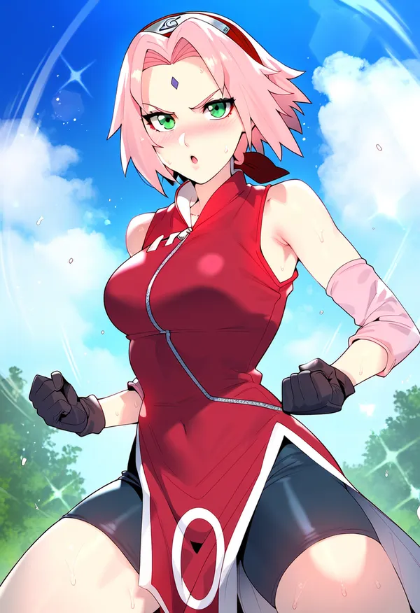 Sakura Haruno đứng tấn