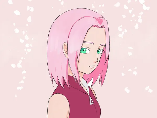 Sakura Haruno tóc hồng