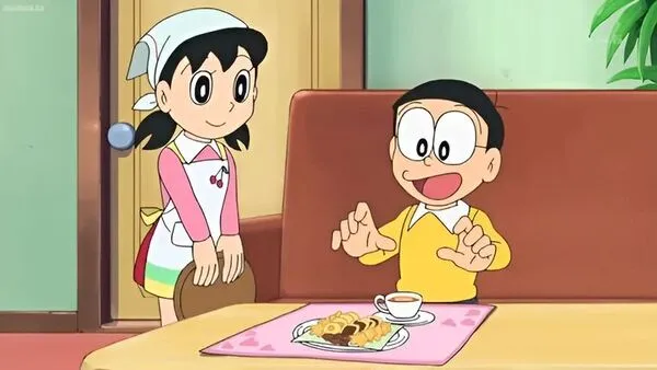 ảnh shizuka anime và nobita 