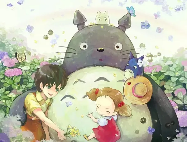 ảnh totoro cùng những người bạn 