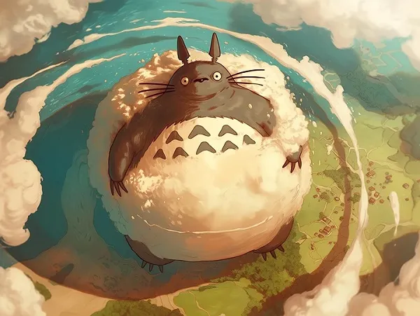 ảnh totoro dễ thương 