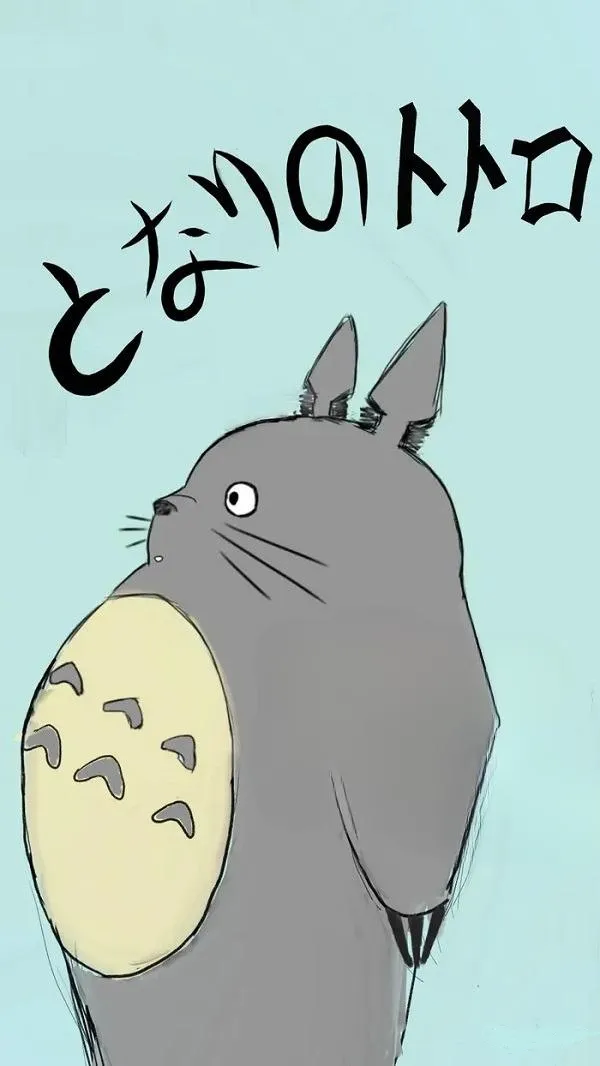 ảnh totoro nghiêm túc