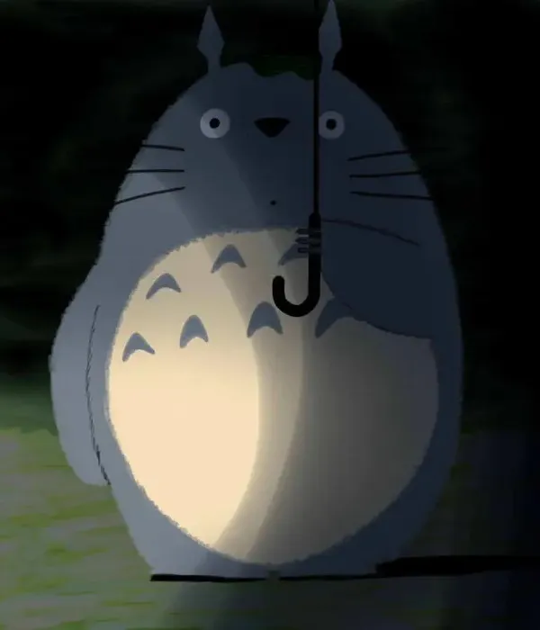 ảnh totoro trong bóng tối