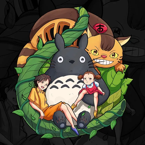 ảnh totoro và những người bạn 