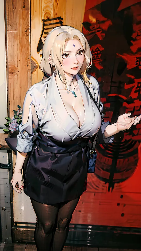 ảnh Tsunade áo trắng