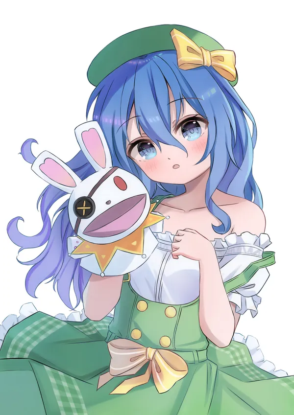 ảnh Yoshino anime chạm ngực