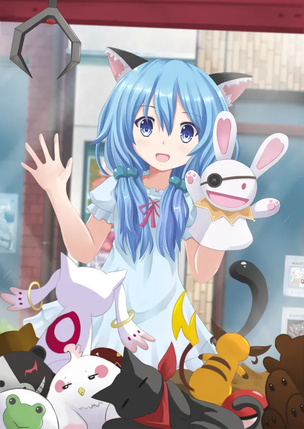 ảnh Yoshino anime dơ tay