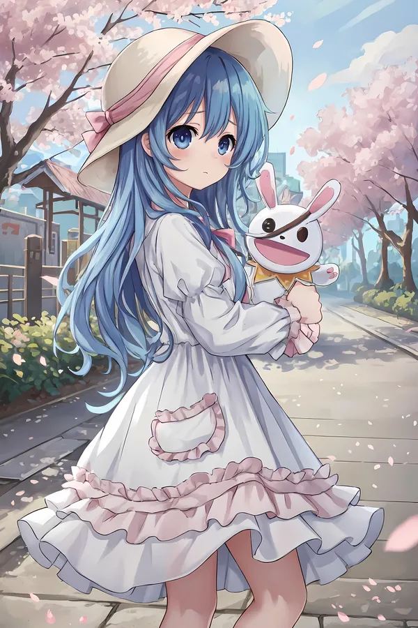 ảnh Yoshino anime đội mũ