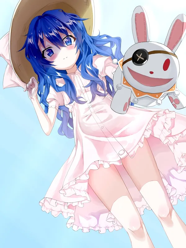 ảnh Yoshino anime mặc váy hồng