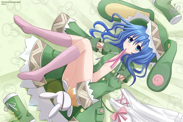 ảnh Yoshino anime ngậm dây