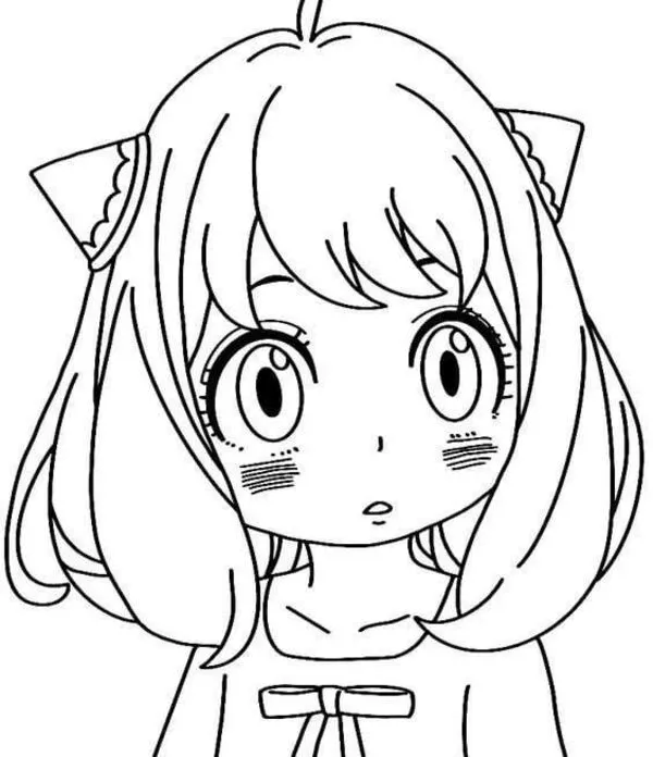 Bộ sưu tập 100+ tranh tô màu Anya cute anime đáng yêu nhất