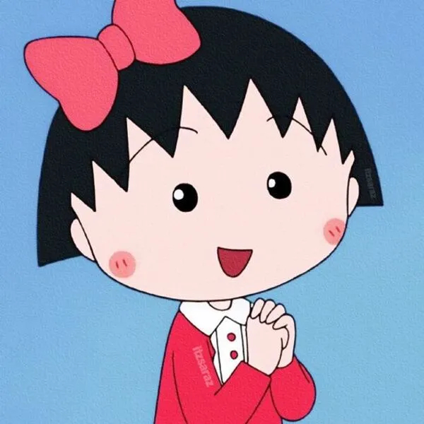 chibi maruko-chan dễ thương 