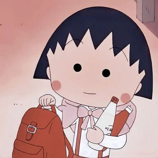 chibi maruko-chan đi học 