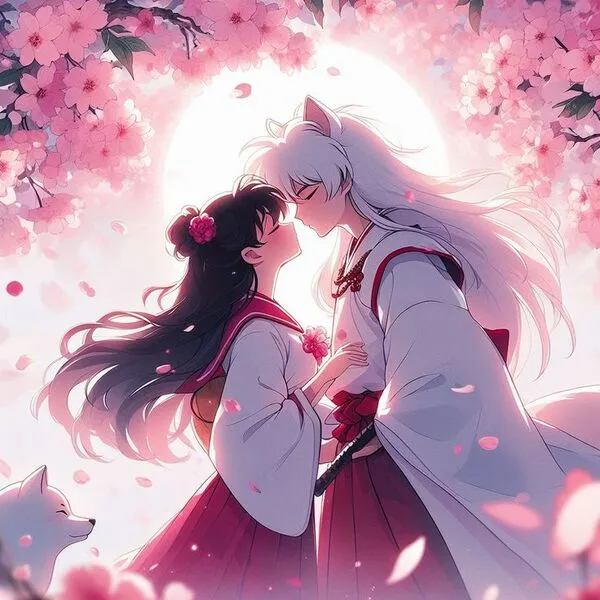 hình ảnh inuyasha lãng mạn 