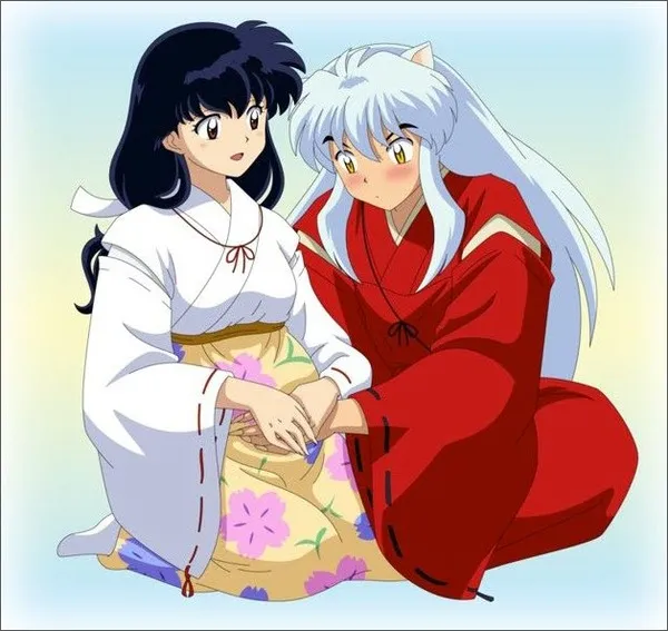 hình ảnh inuyasha bên cạnh người yêu 