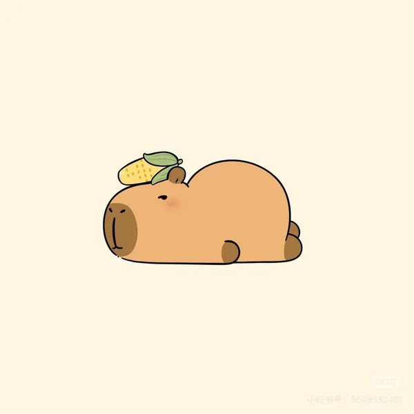 Hình nền capybara cute nam